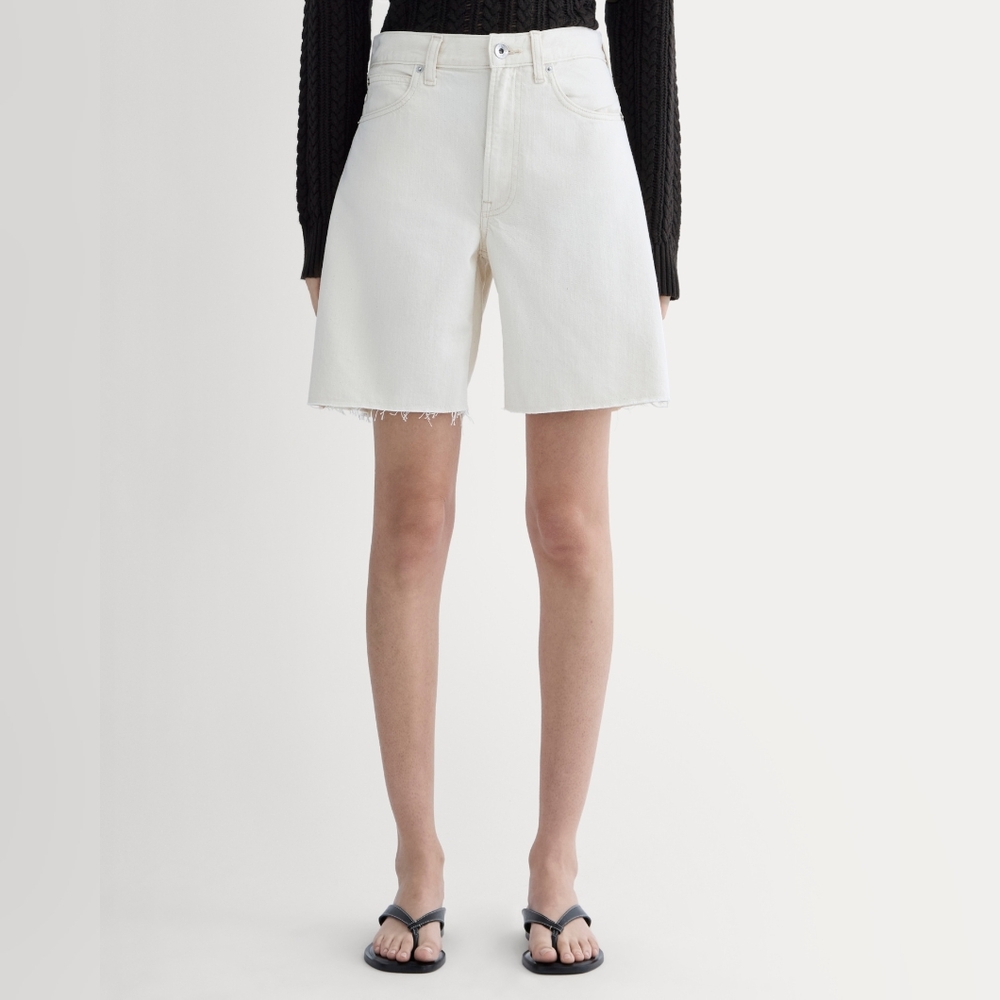 Everlane OG Baggy Jean Short in Ecru